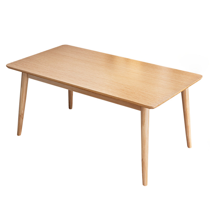 Modern Solid Wood Dining Table Brown Rectangle Table with 4 Legs for Home Use Without Chairs Clearhalo ' dining_table' 'Dining Tables & Seating' 'Dining Tables' 'furn' 'furn_dining_table' 'Furniture' 'furniture_dining_table' 'Kitchen & Dining Furniture' 'kitchen&dining_furn' 'kitchen' 'kitchen_dining_table' 3583279