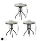 Contemporary Round Dining Table Clear Tempered Glass Table with Pedestal Base Clearhalo ' dining_table' 'Dining Tables & Seating' 'Dining Tables' 'furn' 'furn_dining_table' 'Furniture' 'furniture_dining_table' 'Kitchen & Dining Furniture' 'kitchen&dining_furn' 'kitchen' 'kitchen_dining_table' 3583299