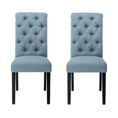 Modern Solid Back Kitchen Dining Side Chair with Black Wood Legs Dining Side Chair Blue 2 Piece Set Clearhalo ' kitchen&dining_furn' 'Dining Chairs' 'Dining Tables & Seating' 'dining_chair' 'furn' 'furn_dining_chair' 'Furniture' 'furniture_dining_chair' 'Kitchen & Dining Furniture' 'kitchen' 3596766