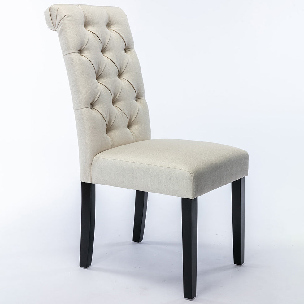 Modern Solid Back Kitchen Dining Side Chair with Black Wood Legs Dining Side Chair Clearhalo ' kitchen&dining_furn' 'Dining Chairs' 'Dining Tables & Seating' 'dining_chair' 'furn' 'furn_dining_chair' 'Furniture' 'furniture_dining_chair' 'Kitchen & Dining Furniture' 'kitchen' 3596790