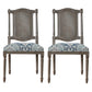 Solid Wood Country Style Dining Chairs Matte Finish Cane Back Dining Chairs Blue 2 Piece Set Clearhalo ' kitchen&dining_furn' 'Dining Chairs' 'Dining Tables & Seating' 'dining_chair' 'furn' 'furn_dining_chair' 'Furniture' 'furniture_dining_chair' 'Kitchen & Dining Furniture' 'kitchen' 3596798