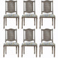 Solid Wood Country Style Dining Chairs Matte Finish Cane Back Dining Chairs Light Gold 6 Piece Set Clearhalo ' kitchen&dining_furn' 'Dining Chairs' 'Dining Tables & Seating' 'dining_chair' 'furn' 'furn_dining_chair' 'Furniture' 'furniture_dining_chair' 'Kitchen & Dining Furniture' 'kitchen' 3596807