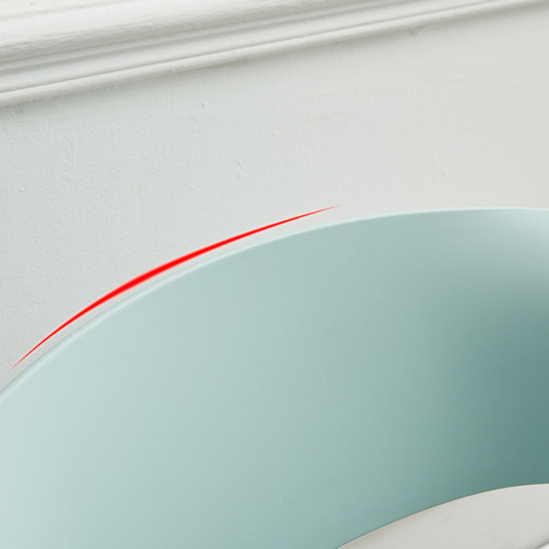 Plastic Dining Side Chairs Glam Indoor-Outdoor Chair of 18'' Wide Open Back Dining Side Chair Clearhalo ' kitchen&dining_furn' 'Dining Chairs' 'Dining Tables & Seating' 'dining_chair' 'furn' 'furn_dining_chair' 'Furniture' 'furniture_dining_chair' 'Kitchen & Dining Furniture' 'kitchen' 3596821