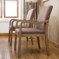 Contemporary Home Arm Chair Solid Back Upholstered Wood Dining Room Chair Clearhalo ' kitchen&dining_furn' 'Dining Chairs' 'Dining Tables & Seating' 'dining_chair' 'furn' 'furn_dining_chair' 'Furniture' 'furniture_dining_chair' 'Kitchen & Dining Furniture' 'kitchen' 3596839