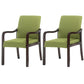 Contemporary Home Arm Chair Solid Back Upholstered Wood Dining Room Chair Green 2 Piece Set Walnut Clearhalo ' kitchen&dining_furn' 'Dining Chairs' 'Dining Tables & Seating' 'dining_chair' 'furn' 'furn_dining_chair' 'Furniture' 'furniture_dining_chair' 'Kitchen & Dining Furniture' 'kitchen' 3596840