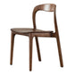 Farmhouse Style Wood Dining Side Chair Solid Back Armless Chair for Home Use Walnut Solid Wood 1 Piece Clearhalo ' kitchen&dining_furn' 'Dining Chairs' 'Dining Tables & Seating' 'dining_chair' 'furn' 'furn_dining_chair' 'Furniture' 'furniture_dining_chair' 'Kitchen & Dining Furniture' 'kitchen' 3596915