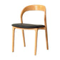 Farmhouse Style Wood Dining Side Chair Solid Back Armless Chair for Home Use Wood Leather 1 Piece Clearhalo ' kitchen&dining_furn' 'Dining Chairs' 'Dining Tables & Seating' 'dining_chair' 'furn' 'furn_dining_chair' 'Furniture' 'furniture_dining_chair' 'Kitchen & Dining Furniture' 'kitchen' 3596926