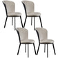 Contemporary High-density Sponge Cushion Chair of 17'' Wide Parsons Chair Off-White 4 Piece Set Clearhalo ' kitchen&dining_furn' 'Dining Chairs' 'Dining Tables & Seating' 'dining_chair' 'furn' 'furn_dining_chair' 'Furniture' 'furniture_dining_chair' 'Kitchen & Dining Furniture' 'kitchen' 3596935