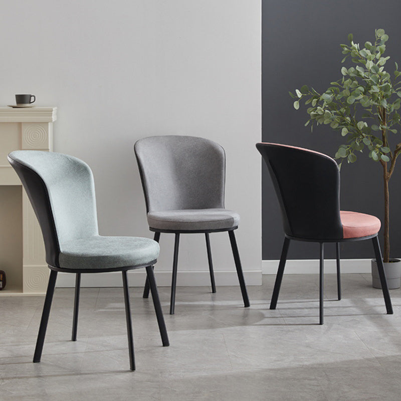 Contemporary High-density Sponge Cushion Chair of 17'' Wide Parsons Chair Clearhalo ' kitchen&dining_furn' 'Dining Chairs' 'Dining Tables & Seating' 'dining_chair' 'furn' 'furn_dining_chair' 'Furniture' 'furniture_dining_chair' 'Kitchen & Dining Furniture' 'kitchen' 3596936