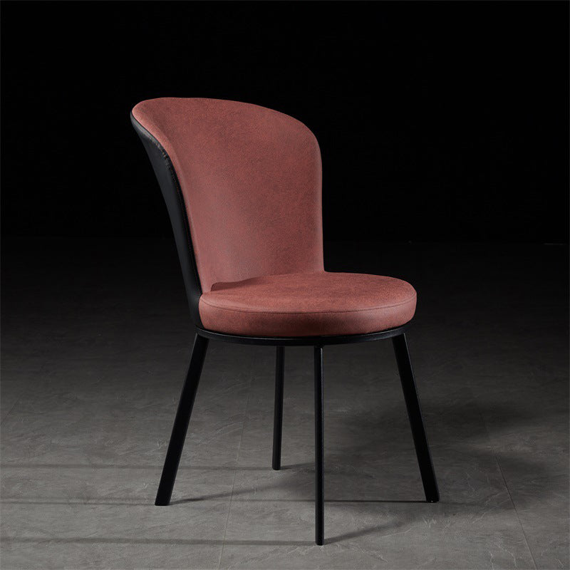 Contemporary High-density Sponge Cushion Chair of 17'' Wide Parsons Chair Cameo Brown 1 Piece Clearhalo ' kitchen&dining_furn' 'Dining Chairs' 'Dining Tables & Seating' 'dining_chair' 'furn' 'furn_dining_chair' 'Furniture' 'furniture_dining_chair' 'Kitchen & Dining Furniture' 'kitchen' 3596937