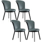 Contemporary High-density Sponge Cushion Chair of 17'' Wide Parsons Chair Turquoise 4 Piece Set Clearhalo ' kitchen&dining_furn' 'Dining Chairs' 'Dining Tables & Seating' 'dining_chair' 'furn' 'furn_dining_chair' 'Furniture' 'furniture_dining_chair' 'Kitchen & Dining Furniture' 'kitchen' 3596947