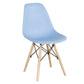 Glam Style Plastic Side Chair Matte Finish Solid Back Dining Chair for Home Use Blue 1 Piece Clearhalo ' kitchen&dining_furn' 'Dining Chairs' 'Dining Tables & Seating' 'dining_chair' 'Furniture' 'furniture_dining_chair' 'Kitchen & Dining Furniture' 'kitchen' 3596976