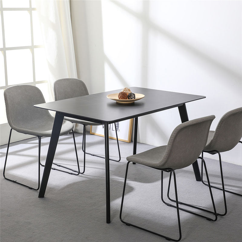 Industrial Style Side Chair Set Dining Room Side Chair Set with Metal Legs Clearhalo ' kitchen&dining_furn' 'Dining Chairs' 'Dining Tables & Seating' 'dining_chair' 'Furniture' 'furniture_dining_chair' 'Kitchen & Dining Furniture' 'kitchen' 3597032
