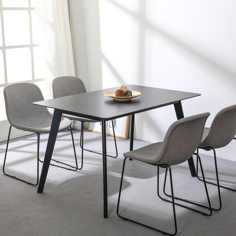 Industrial Style Side Chair Set Dining Room Side Chair Set with Metal Legs Clearhalo ' kitchen&dining_furn' 'Dining Chairs' 'Dining Tables & Seating' 'dining_chair' 'Furniture' 'furniture_dining_chair' 'Kitchen & Dining Furniture' 'kitchen' 3597048