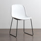 Industrial Style Side Chair Set Dining Room Side Chair Set with Metal Legs White 1 Piece Clearhalo ' kitchen&dining_furn' 'Dining Chairs' 'Dining Tables & Seating' 'dining_chair' 'Furniture' 'furniture_dining_chair' 'Kitchen & Dining Furniture' 'kitchen' 3597055