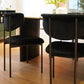 Contemporary Kitchen Black Dining Side Chair Metal Opening Back Dining Side Chair Clearhalo ' kitchen&dining_furn' 'Dining Chairs' 'Dining Tables & Seating' 'dining_chair' 'furn' 'furn_dining_chair' 'Furniture' 'furniture_dining_chair' 'Kitchen & Dining Furniture' 'kitchen' 3597092