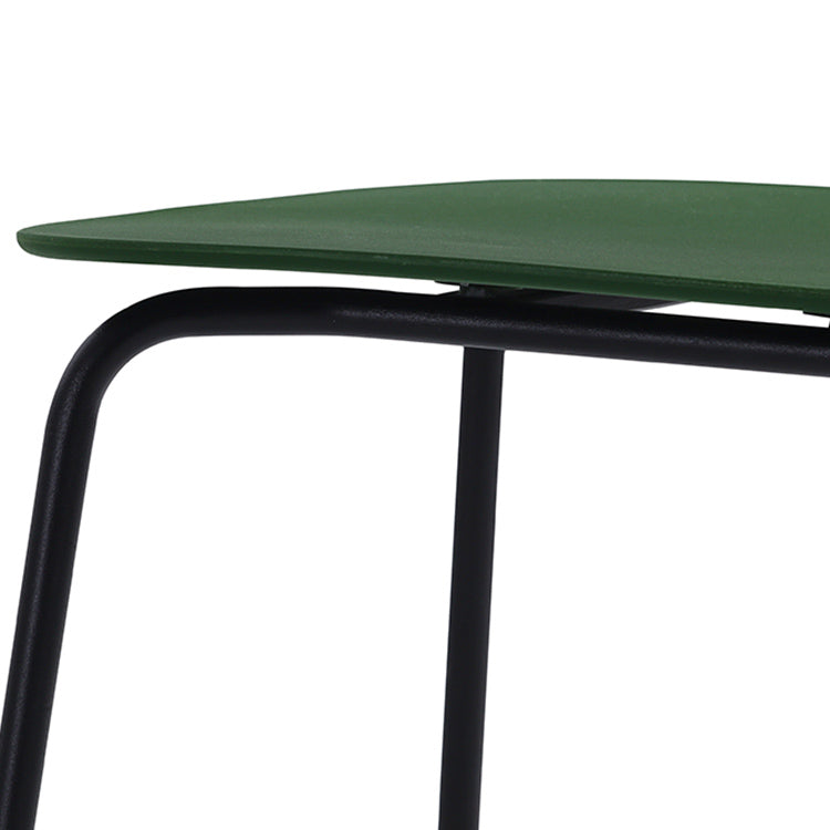 Industrial Dining Armless Chairs Plastic Open Back Side Chair with Metal Legs Clearhalo ' kitchen&dining_furn' 'Dining Chairs' 'Dining Tables & Seating' 'dining_chair' 'furn' 'furn_dining_chair' 'Furniture' 'furniture_dining_chair' 'Kitchen & Dining Furniture' 'kitchen' 3597118