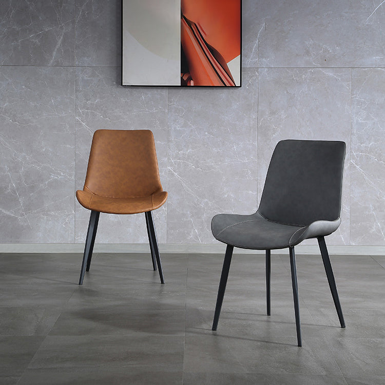 Contemporary High-density Sponge Cushion Chair 20'' Wide Parsons Chair for Home Clearhalo ' kitchen&dining_furn' 'Dining Chairs' 'Dining Tables & Seating' 'dining_chair' 'furn' 'furn_dining_chair' 'Furniture' 'furniture_dining_chair' 'Kitchen & Dining Furniture' 'kitchen' 3597225