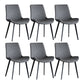Contemporary High-density Sponge Cushion Chair 20'' Wide Parsons Chair for Home Grey 6 Piece Set Clearhalo ' kitchen&dining_furn' 'Dining Chairs' 'Dining Tables & Seating' 'dining_chair' 'furn' 'furn_dining_chair' 'Furniture' 'furniture_dining_chair' 'Kitchen & Dining Furniture' 'kitchen' 3597228