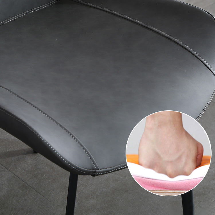 Contemporary High-density Sponge Cushion Chair 20'' Wide Parsons Chair for Home Clearhalo ' kitchen&dining_furn' 'Dining Chairs' 'Dining Tables & Seating' 'dining_chair' 'furn' 'furn_dining_chair' 'Furniture' 'furniture_dining_chair' 'Kitchen & Dining Furniture' 'kitchen' 3597232