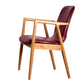 Wooden Dining Side Chairs Contemporary Style Parsons Dining Chair, 21'' Wide Red 1 Piece Natural Wood Clearhalo ' kitchen&dining_furn' 'Dining Chairs' 'Dining Tables & Seating' 'dining_chair' 'furn' 'furn_dining_chair' 'Furniture' 'furniture_dining_chair' 'Kitchen & Dining Furniture' 'kitchen' 3597260