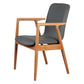 Wooden Dining Side Chairs Contemporary Style Parsons Dining Chair, 21'' Wide Grey 1 Piece Natural Wood Clearhalo ' kitchen&dining_furn' 'Dining Chairs' 'Dining Tables & Seating' 'dining_chair' 'furn' 'furn_dining_chair' 'Furniture' 'furniture_dining_chair' 'Kitchen & Dining Furniture' 'kitchen' 3597277