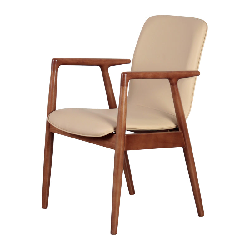 Wooden Dining Side Chairs Contemporary Style Parsons Dining Chair, 21'' Wide Khaki 1 Piece Brown Clearhalo ' kitchen&dining_furn' 'Dining Chairs' 'Dining Tables & Seating' 'dining_chair' 'furn' 'furn_dining_chair' 'Furniture' 'furniture_dining_chair' 'Kitchen & Dining Furniture' 'kitchen' 3597307