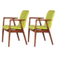 Wooden Dining Side Chairs Contemporary Style Parsons Dining Chair, 21'' Wide Green 2 Piece Set Brown Clearhalo ' kitchen&dining_furn' 'Dining Chairs' 'Dining Tables & Seating' 'dining_chair' 'furn' 'furn_dining_chair' 'Furniture' 'furniture_dining_chair' 'Kitchen & Dining Furniture' 'kitchen' 3597323