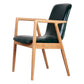 Wooden Dining Side Chairs Contemporary Style Parsons Dining Chair, 21'' Wide Blackish Green 1 Piece Natural Wood Clearhalo ' kitchen&dining_furn' 'Dining Chairs' 'Dining Tables & Seating' 'dining_chair' 'furn' 'furn_dining_chair' 'Furniture' 'furniture_dining_chair' 'Kitchen & Dining Furniture' 'kitchen' 3597328