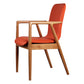 Wooden Dining Side Chairs Contemporary Style Parsons Dining Chair, 21'' Wide Orange 1 Piece Natural Wood Clearhalo ' kitchen&dining_furn' 'Dining Chairs' 'Dining Tables & Seating' 'dining_chair' 'furn' 'furn_dining_chair' 'Furniture' 'furniture_dining_chair' 'Kitchen & Dining Furniture' 'kitchen' 3597331