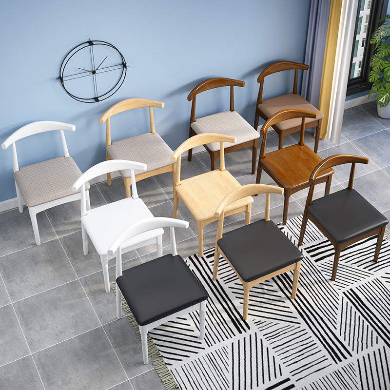 Scandinavian Style Wood Dining Chair Home Armless Open Back Dining Side Chair Clearhalo ' kitchen&dining_furn' 'Dining Chairs' 'Dining Tables & Seating' 'dining_chair' 'furn' 'furn_dining_chair' 'Furniture' 'furniture_dining_chair' 'Kitchen & Dining Furniture' 'kitchen' 3597365