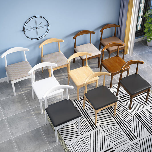 Scandinavian Style Wood Dining Chair Home Armless Open Back Dining Side Chair Clearhalo ' kitchen&dining_furn' 'Dining Chairs' 'Dining Tables & Seating' 'dining_chair' 'furn' 'furn_dining_chair' 'Furniture' 'furniture_dining_chair' 'Kitchen & Dining Furniture' 'kitchen' 3597365