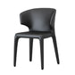 Faux Leather Contemporary Dining Room Chair Matte Finish Wingback Side Dining Chair Black 1 Piece Clearhalo ' kitchen&dining_furn' 'Dining Chairs' 'Dining Tables & Seating' 'dining_chair' 'furn' 'furn_dining_chair' 'Furniture' 'furniture_dining_chair' 'Kitchen & Dining Furniture' 'kitchen' 3597405