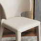 Faux Leather Contemporary Dining Room Chair Matte Finish Wingback Side Dining Chair Clearhalo ' kitchen&dining_furn' 'Dining Chairs' 'Dining Tables & Seating' 'dining_chair' 'furn' 'furn_dining_chair' 'Furniture' 'furniture_dining_chair' 'Kitchen & Dining Furniture' 'kitchen' 3597416
