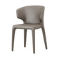 Faux Leather Contemporary Dining Room Chair Matte Finish Wingback Side Dining Chair Grey 1 Piece Clearhalo ' kitchen&dining_furn' 'Dining Chairs' 'Dining Tables & Seating' 'dining_chair' 'furn' 'furn_dining_chair' 'Furniture' 'furniture_dining_chair' 'Kitchen & Dining Furniture' 'kitchen' 3597422