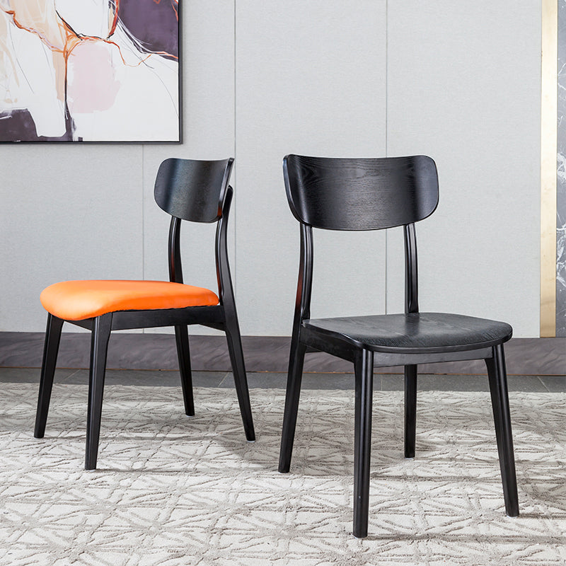 Wood Industrial Style Dining Chair Indoor-Outdoor Open Back Dining Side Chair Clearhalo ' kitchen&dining_furn' 'Dining Chairs' 'Dining Tables & Seating' 'dining_chair' 'furn' 'furn_dining_chair' 'Furniture' 'furniture_dining_chair' 'Kitchen & Dining Furniture' 'kitchen' 3597471