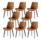 Contemporary Style High-density Sponge Cushion Chair of 18'' Wide Parsons Chair Orange 8 Piece Set Clearhalo ' kitchen&dining_furn' 'Dining Chairs' 'Dining Tables & Seating' 'dining_chair' 'furn' 'furn_dining_chair' 'Furniture' 'furniture_dining_chair' 'Kitchen & Dining Furniture' 'kitchen' 3597491