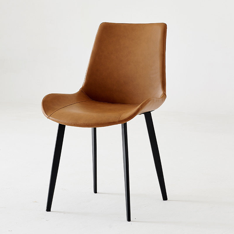 Contemporary Style High-density Sponge Cushion Chair of 18'' Wide Parsons Chair Clearhalo ' kitchen&dining_furn' 'Dining Chairs' 'Dining Tables & Seating' 'dining_chair' 'furn' 'furn_dining_chair' 'Furniture' 'furniture_dining_chair' 'Kitchen & Dining Furniture' 'kitchen' 3597492