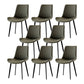 Contemporary Style High-density Sponge Cushion Chair of 18'' Wide Parsons Chair Grey 8 Piece Set Clearhalo ' kitchen&dining_furn' 'Dining Chairs' 'Dining Tables & Seating' 'dining_chair' 'furn' 'furn_dining_chair' 'Furniture' 'furniture_dining_chair' 'Kitchen & Dining Furniture' 'kitchen' 3597495