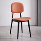 Nordic Style Armless Metal Dining Room Chair Open Back Dining Side Chair Brown 1 Piece Clearhalo ' kitchen&dining_furn' 'Dining Chairs' 'Dining Tables & Seating' 'dining_chair' 'furn' 'furn_dining_chair' 'Furniture' 'furniture_dining_chair' 'Kitchen & Dining Furniture' 'kitchen' 3597506