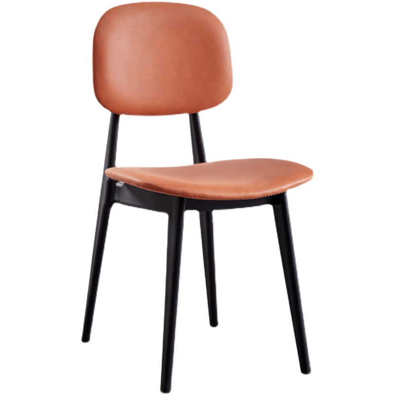 Nordic Style Armless Metal Dining Room Chair Open Back Dining Side Chair Clearhalo ' kitchen&dining_furn' 'Dining Chairs' 'Dining Tables & Seating' 'dining_chair' 'furn' 'furn_dining_chair' 'Furniture' 'furniture_dining_chair' 'Kitchen & Dining Furniture' 'kitchen' 3597509