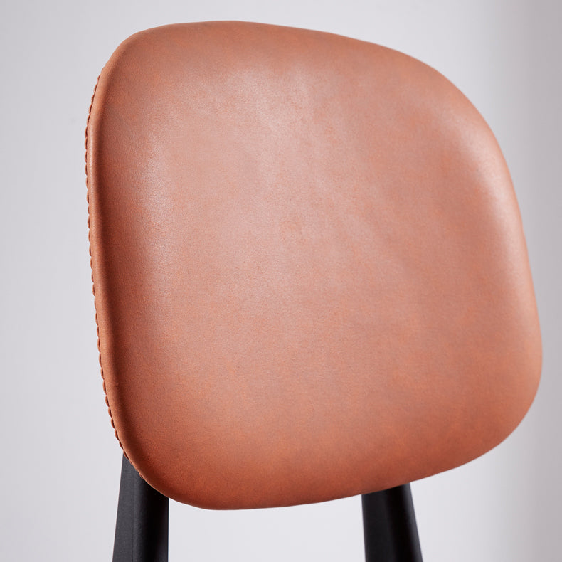 Nordic Style Armless Metal Dining Room Chair Open Back Dining Side Chair Clearhalo ' kitchen&dining_furn' 'Dining Chairs' 'Dining Tables & Seating' 'dining_chair' 'furn' 'furn_dining_chair' 'Furniture' 'furniture_dining_chair' 'Kitchen & Dining Furniture' 'kitchen' 3597511