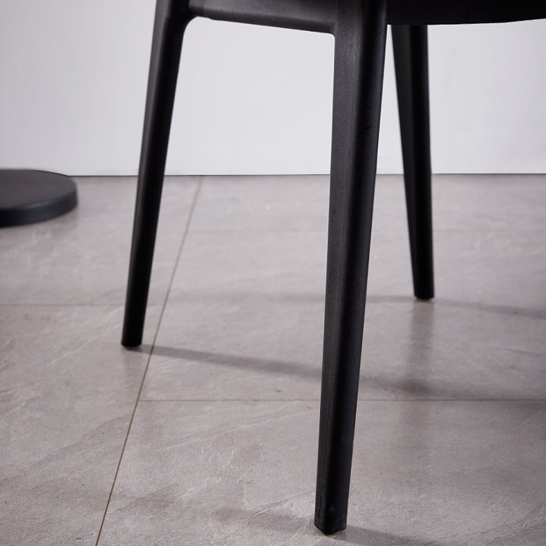 Nordic Style Armless Metal Dining Room Chair Open Back Dining Side Chair Clearhalo ' kitchen&dining_furn' 'Dining Chairs' 'Dining Tables & Seating' 'dining_chair' 'furn' 'furn_dining_chair' 'Furniture' 'furniture_dining_chair' 'Kitchen & Dining Furniture' 'kitchen' 3597514