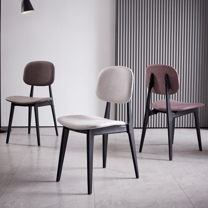 Nordic Style Armless Metal Dining Room Chair Open Back Dining Side Chair Clearhalo ' kitchen&dining_furn' 'Dining Chairs' 'Dining Tables & Seating' 'dining_chair' 'furn' 'furn_dining_chair' 'Furniture' 'furniture_dining_chair' 'Kitchen & Dining Furniture' 'kitchen' 3597518