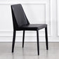 Faux Leather Contemporary Dining Chair Matte Finish Solid Back Dining Chair Black 1 Piece Clearhalo ' kitchen&dining_furn' 'Dining Chairs' 'Dining Tables & Seating' 'dining_chair' 'furn' 'furn_dining_chair' 'Furniture' 'furniture_dining_chair' 'Kitchen & Dining Furniture' 'kitchen' 3597535