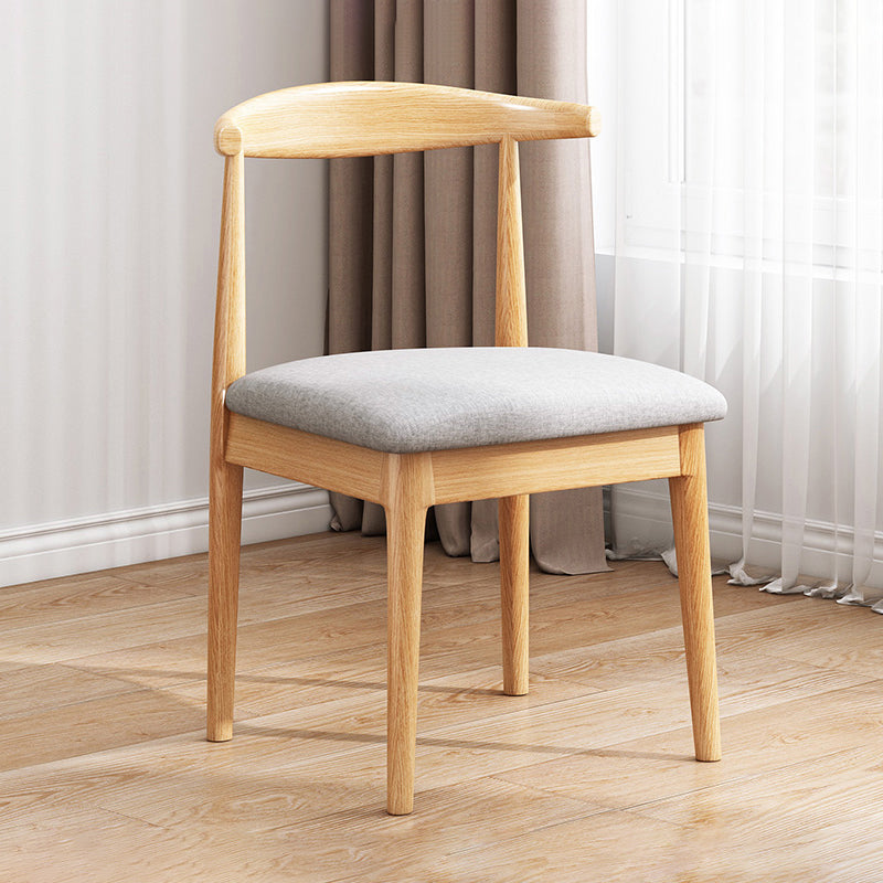 Contemporary Style Kitchen Dining Chair Parsons Dining Armless Chair for Home Dark Gray Fabric 1 Piece Clearhalo ' kitchen&dining_furn' 'Dining Chairs' 'Dining Tables & Seating' 'dining_chair' 'furn' 'furn_dining_chair' 'Furniture' 'furniture_dining_chair' 'Kitchen & Dining Furniture' 'kitchen' 3597643