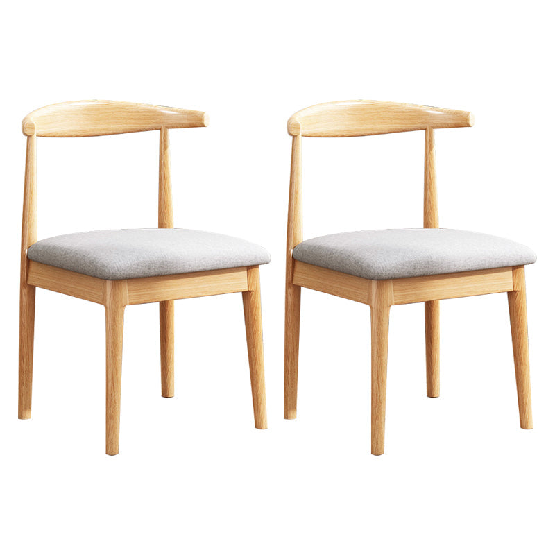 Contemporary Style Kitchen Dining Chair Parsons Dining Armless Chair for Home Dark Gray Fabric 2 Piece Set Clearhalo ' kitchen&dining_furn' 'Dining Chairs' 'Dining Tables & Seating' 'dining_chair' 'furn' 'furn_dining_chair' 'Furniture' 'furniture_dining_chair' 'Kitchen & Dining Furniture' 'kitchen' 3597646