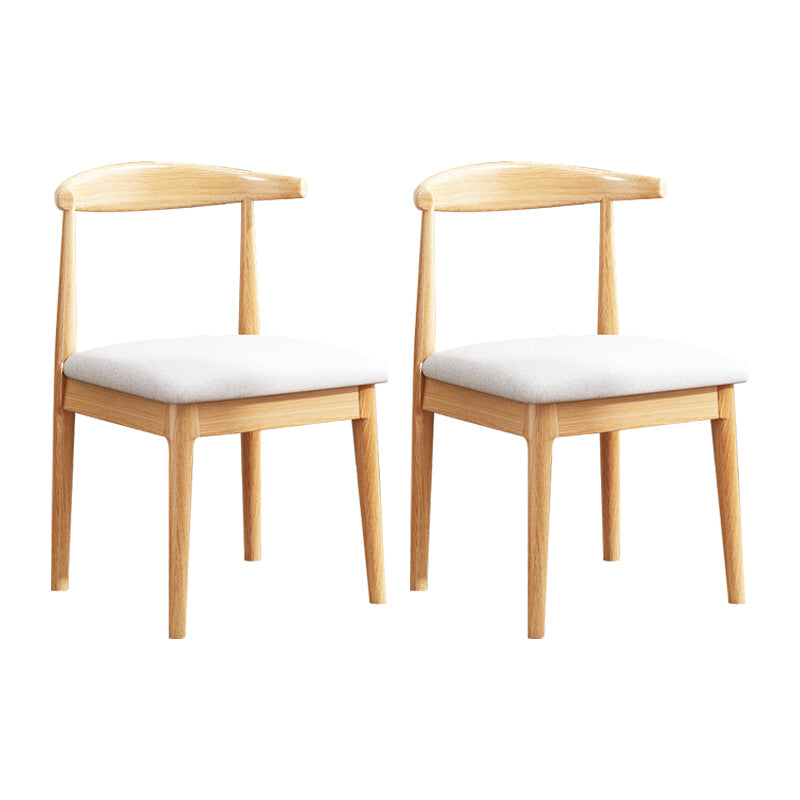 Contemporary Style Kitchen Dining Chair Parsons Dining Armless Chair for Home Light Gray Fabric 2 Piece Set Clearhalo ' kitchen&dining_furn' 'Dining Chairs' 'Dining Tables & Seating' 'dining_chair' 'furn' 'furn_dining_chair' 'Furniture' 'furniture_dining_chair' 'Kitchen & Dining Furniture' 'kitchen' 3597650