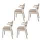Contemporary Wood Indoor Open Back Dining Side Chair 20'' Wide Dining Chair Grey 4 Piece Set White Clearhalo ' kitchen&dining_furn' 'Dining Chairs' 'Dining Tables & Seating' 'dining_chair' 'furn' 'furn_dining_chair' 'Furniture' 'furniture_dining_chair' 'Kitchen & Dining Furniture' 'kitchen' 3597725