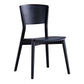 Industrial Style Solid Wood Side Chair Black Open Back Dining Side Chair Clearhalo ' kitchen&dining_furn' 'Dining Chairs' 'Dining Tables & Seating' 'dining_chair' 'furn' 'furn_dining_chair' 'Furniture' 'furniture_dining_chair' 'Kitchen & Dining Furniture' 'kitchen' 3597786